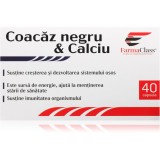 FarmaClass Industry Coacaz negru &amp; calciu capsule pentru susținerea sănătății căilor respiratorii 40 caps.