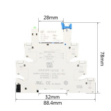 Cumpara ieftin Releu de putere 12V HF41F cu suport gri