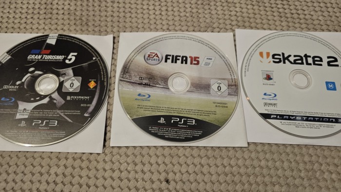 Joc/jocuri pt copii ps3 Playstation 3 PS 3 Colectie 3 jocuri aventura masini