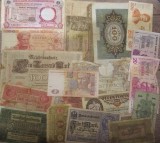 Lot bancnote 17 bucati, Europa