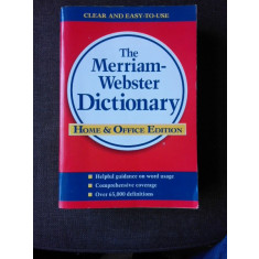 THE MERRIAM-WEBSTER DICTIONARY (TEXT IN LIMBA ENGLEZA)