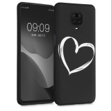 Husa pentru Xiaomi Redmi Note 9S / Redmi Note 9 Pro / Redmi Note 9 Pro Max, Silicon, Negru, 52150.05, kwmobile, Carcasa