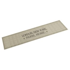 vidaXL Covor de bucătărie lavabil, capitale/home, 60x300 cm, catifea 4005637
