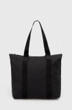 Cumpara ieftin Rains geantă 12250 Tote Bag Rush culoarea negru 12250.01-Black