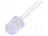 Dioda LED, 10mm, alb cald, {{Luminozitate}}, 20mA, 2,5...5V, OPTOSUPPLY - OS2MDKA131A