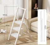 Scară metalică din oțel carbon, rezistentă și stabilă, 4 trepte-Breckner&trade;