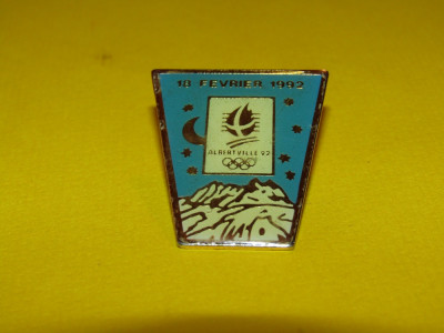 Insigna - Olimpiada de Iarna ALBERTVILLE 1992 (Franta) foto
