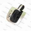 Nuca Schimbator DSG OEM Volkswagen Golf 5/6, Eos, Scirocco - Piele Neagra + Manson, Inel Metalic, Rama P/R/N/D/S