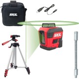 Skil 1961 DA + Proxxon 23706 - Nivela laser cu linii 30 m geanta textila + Prelungitor insurubare 1/4 inch 150 mm