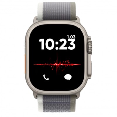 Ceas Smartwatch, Touchscreen, Ecran AMOLED, Asistent vocal, Monitorizarea starii de sanatate, Fitness, Meniu Waterfall, Cadran AI, Rezistent la apa si foto