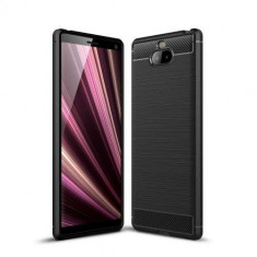 Husa Sony Xperia 10 TPU Carbon Neagra foto