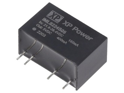 Convertor DC/DC 2W 24V la 5V, 0,4A foto