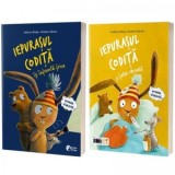 Iepurasul Codita isi infrunta frica / Iepurasul Codita si falsa raceala (2 povesti intr-o singura carte)(BE360)