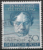 B0746 - Berlin 1952 - Beethoven ,stampilat,serie completa