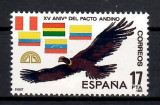 Spania 1985 - Aniversări, 4 serii, 8 poze, MNH, Nestampilat