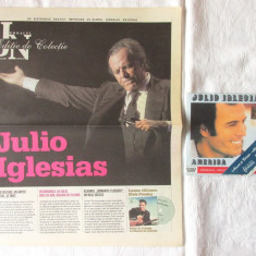 "JULIO IGLESIAS. America", CD + ziar JURNALUL NATIONAL, 2007