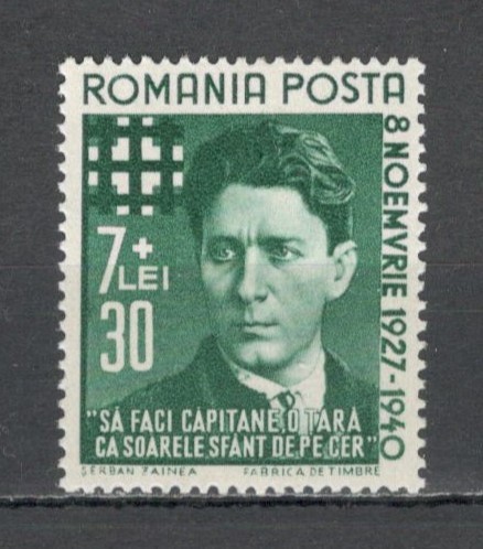 Romania.1940 2 ani moarte C.Z.Codreanu XR.83