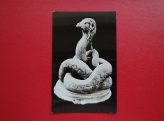 CARTE POSTALA - RPR - MUZEUL DE ARHEOLOGIE CONSTANTA - SARPELE GLYKON