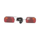 Set lampi universale remorca 12V cu 6 functii, cablaj 5.5m si priza 13 pini Breckner Germany