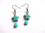 Cercei stelute howlite 31795, Cercei fashion