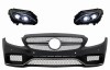Bara Fata cu Faruri Full LED Mercedes C-Class W205 S205 Limo T-Model (2014-2018) C63 Design Performance AutoTuning, KITT