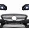 Bara Fata cu Faruri Full LED Mercedes C-Class W205 S205 Limo T-Model (2014-2018) C63 Design Performance AutoTuning