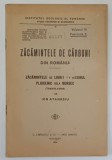 ZACAMINTELE DE CARBUNI DIN ROMANIA , ZACAMINTELE DE LIGNIT DIN BASINUL PLIOCENIC DELA BORSEC ( TRANSILVANIA ) de ION ATANASIU , 1924