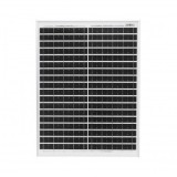 Panou solar 20W fotovoltaic monocristalin 460x350x135mm cu baterie 12V/17Ah, regulator 12/24V 10Ah si 2x port USB Breckner Germany