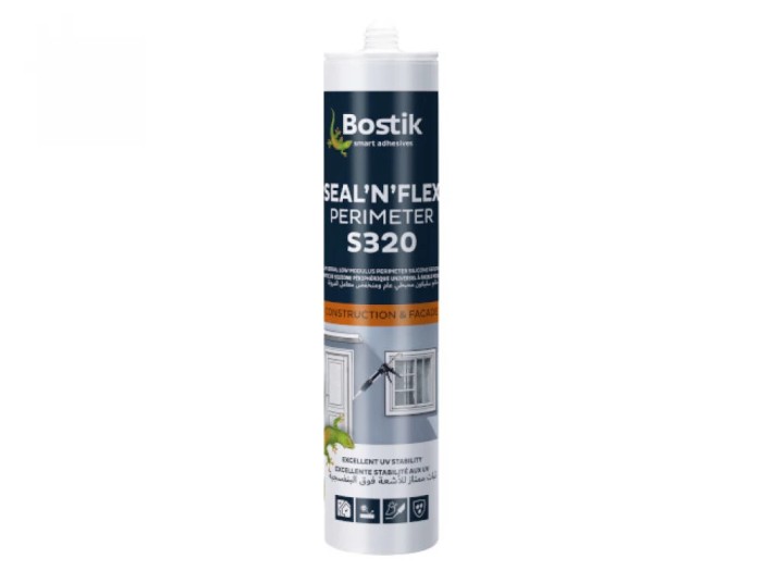 Etansant silicon BOSTIK S320 SEAL&rsquo;N&rsquo;FLEX PERIMETER, 300 ml, Alb