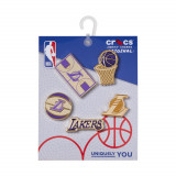Jibbitz Crocs NBA Los Angeles Lakers 5 Pack
