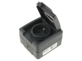 Conector alimentare AC 2P+PE 250VAC 16A, IP55 - ELEKTRO-PLAST NASIELSK