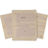 Alice P. Sturdza, Copilul Sfinx, manuscris, cu dedicație
