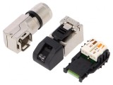 Mufă RJ45 Cat 6a Ecranată Aurită 8P8C