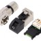Mufă RJ45 Cat 6a Ecranată Aurită 8P8C