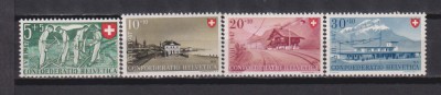 ELVETIA 1947 MI: 480-483 MNH foto