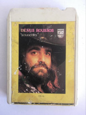 Demis Roussos - Souvenirs - caseta Stereo 8 audio Philips, anii 70 foto