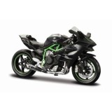 MAISTO MOTOCICLETA METALICA CU STAND EDITIE SPIECIALA KAWASAKI NINJA H2R SCARA 1 LA 18