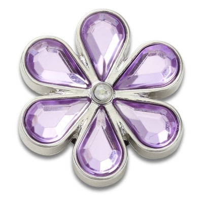 Jibbitz Crocs Purple Blinged Out Daisy foto