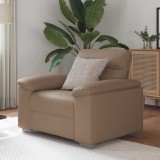 vidaXL Canapea Scaun Cappuccino 60 cm piele artificială