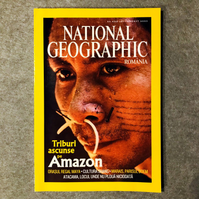 Revista National Geographic Rom&amp;acirc;nia 2003 August, vezi cuprins foto