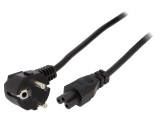 Cablu Alimentare 3x1mm2 ștecher unghiular IEC C5 PVC