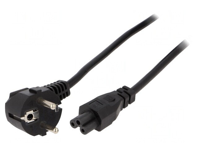 Cablu Alimentare 3x1mm2 ștecher unghiular IEC C5 PVC