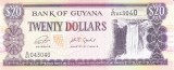 Bancnota Guyana 20 Dolari (2018) - P30g UNC