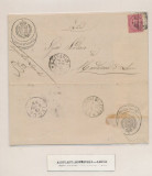 Italy 1881 Postal History Rare Stampless Cover to Lecce DG.036