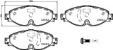 BREMBO P 85 147 PRIME LINE set placute frana,frana disc