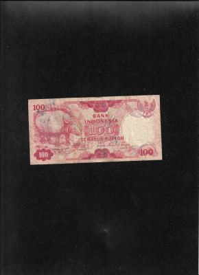 Indonezia Indonesia 100 rupiah rupii 1977 seria028079 foto