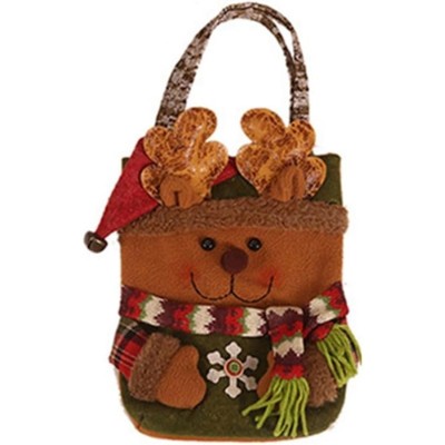 Geanta pentru Cadouri de Craciun, Flippy, Model Ren, Decoratiune Sarbatori, 46x23x2 cm, Multicolor foto