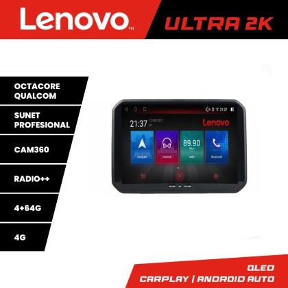 Navigatie Suzuki Ignis 2016- Lenovo Kit-IGNIS16 8 core QLED Qualcomm 4+64 360 Android Waze USB Navigatie Internet Youtube Radio CarStore Technology