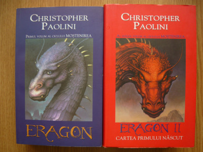 CHRISTOPHER PAOLINI - ERAGON si ERAGON II ( 2 volume ) foto