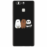 Husa silicon pentru Huawei P9 Plus, Bears